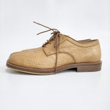MAISON MARGIELA 美品 TABI タビシューズ レースアップ 足袋 サイズ36 シワ加工 靴 ベージュ レディース メゾンマルジェラ【中古】5-0315G♪