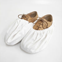 MAISON MARGIELA 美品 TABI タビシューズ レースアップ 足袋 サイズ36 シワ加工 靴 ベージュ レディース メゾンマルジェラ【中古】5-0315G♪