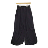 REGULATION Yohji Yamamoto パラシュートデシンパンツ FU-P52-500 サイズ1 ブラック レディース レギュレーションヨウジヤマモト【中古】5-0325M♪