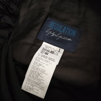 REGULATION Yohji Yamamoto パラシュートデシンパンツ FU-P52-500 サイズ1 ブラック レディース レギュレーションヨウジヤマモト【中古】5-0325M♪