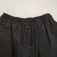 REGULATION Yohji Yamamoto パラシュートデシンパンツ FU-P52-500 サイズ1 ブラック レディース レギュレーションヨウジヤマモト【中古】5-0325M♪