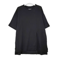 REGULATION Yohji Yamamoto チュニック プルオーバー FI-T52-002 半袖 スウェット ブラック レディース レギュレーションヨウジヤマモト【中古】5-0604S∞