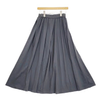 BATONER AIR FLARE SKIRT エアーフレアスカート 定価26400円 BW-24SL-058 サイズ2 24SS ブルーグレー レディース バトナー【中古】5-0315M♪