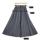 BATONER AIR FLARE SKIRT エアーフレアスカート 定価26400円 BW-24SL-058 サイズ2 24SS ブルーグレー レディース バトナー【中古】5-0315M♪