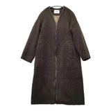 Ray Beams シャギーパイピングコート 定価45000円 63-19-0210-111 ウールモヘヤ混 コート ブラウン レディース レイビームス【中古】5-1104T△