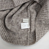 NOUVELLES DU PARADIS リブタートル PK17314 サイズ38 ウールアルパカ混 セーター ニット グレー レディース ヌーベルドゥパラディ【中古】5-1104T△