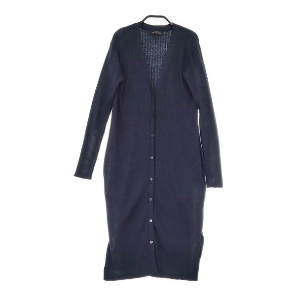 green label relaxing UNITED ARROWS リブ 羽織 ロング カーディガン ネイビー レディース グリーンレーベルリラクシング【中古】5-0503M∞