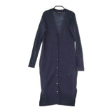 green label relaxing UNITED ARROWS リブ 羽織 ロング カーディガン ネイビー レディース グリーンレーベルリラクシング【中古】5-0503M∞