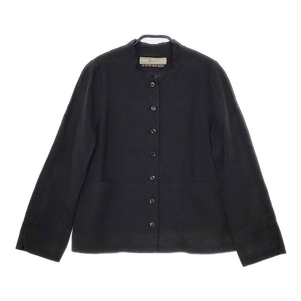 Lisette LA PETITE ROBE NOIRE シルクリネン  ジャケット ブラック レディース リゼッタ【中古】5-0503M∞