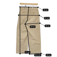 YAECA コーデュロイ 69654 CORDUROY PANTS CREASED サイズ28 パンツ ベージュ タグ表記：KHAKI レディース ヤエカ【中古】5-0928T△