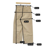 YAECA コーデュロイ 69654 CORDUROY PANTS CREASED サイズ28 パンツ ベージュ タグ表記：KHAKI レディース ヤエカ【中古】5-0928T△