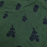 mina perhonen laundry bonheur 刺繍 ra3106 サイズ36 ワンピース グリーン レディース ミナペルホネンランドリー【中古】5-0511M♪