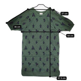 mina perhonen laundry bonheur 刺繍 ra3106 サイズ36 ワンピース グリーン レディース ミナペルホネンランドリー【中古】5-0511M♪