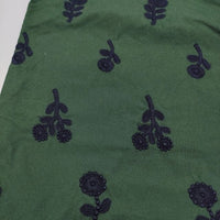 mina perhonen laundry bonheur 刺繍 ra3106 サイズ36 ワンピース グリーン レディース ミナペルホネンランドリー【中古】5-0511M♪
