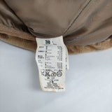 mina perhonen frost garden sa2246 サイズ38 刺繍 ダウンベスト ベージュ レディース ミナペルホネン【中古】5-1101T∞