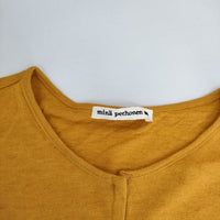 mina perhonen cozy ta8877 アンゴラ カーディガン イエロー レディース ミナペルホネン【中古】5-0913T∞