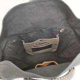 ebagos ブライドル扇型バッグ 紅籐 16AW かごバッグ ベージュ ブラック レディース エバゴス【中古】5-0409G◎