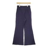 seagreen 新品 BIG WAFFLE FLARE PANTS 02 定価20900円 LSEA23A5559-S ワッフルフレア パンツ ネイビー レディース シーグリーン【中古】5-0315M♪