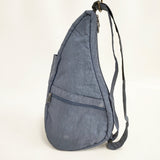 HEALTHY BACK BAG Textured Nylon ボディバッグS ショルダーバッグ ブルー レディース ヘルシーバックバッグ【中古】5-0813G◎