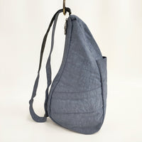 HEALTHY BACK BAG Textured Nylon ボディバッグS ショルダーバッグ ブルー レディース ヘルシーバックバッグ【中古】5-0813G◎