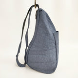 HEALTHY BACK BAG Textured Nylon ボディバッグS ショルダーバッグ ブルー レディース ヘルシーバックバッグ【中古】5-0813G◎