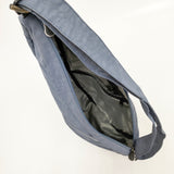 HEALTHY BACK BAG Textured Nylon ボディバッグS ショルダーバッグ ブルー レディース ヘルシーバックバッグ【中古】5-0813G◎
