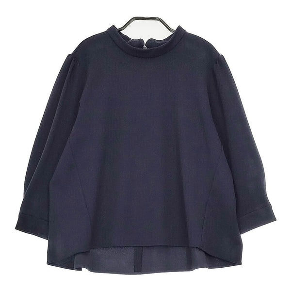 KURASHI&Trips ブラウス パンツ サイズM セットアップ ネイビー レディース クラシアンドトリップス/北欧、暮らしの道具店【中古】5-0513M♪