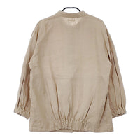 fog linen work リネン リトアニア製 ジャケット ブルゾン ライトベージュ レディース フォグリネンワーク【中古】5-0412M△