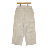 FABRIQUE コットンイージーワイドパンツ サイズ38 パンツ ベージュ レディース ファブリケ【中古】5-0513M♪