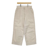 FABRIQUE コットンイージーワイドパンツ サイズ38 パンツ ベージュ レディース ファブリケ【中古】5-0513M♪