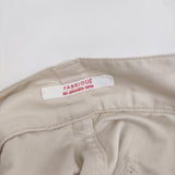 FABRIQUE コットンイージーワイドパンツ サイズ38 パンツ ベージュ レディース ファブリケ【中古】5-0513M♪