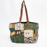 mina perhonen piece bag ピースバッグ パッチワーク トートバッグ 多色 レディース ミナペルホネン【中古】5-0808G◎