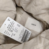 IENA 新品 リサイクルダウンショートコート 定価47300円 22020900036040 ダウンジャケット ライトベージュ レディース イエナ【中古】5-1210A♪