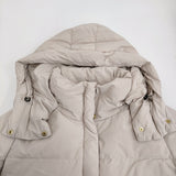 IENA 新品 リサイクルダウンショートコート 定価47300円 22020900036040 ダウンジャケット ライトベージュ レディース イエナ【中古】5-1210A♪