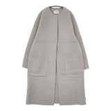 IENA 新品 ノンミュールジングウールリバーコート 定価60500円 22020900553130 コート グレー レディース イエナ【中古】5-1104T△