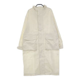 cloche 新品 フード付き ポリエステル 定価29700円 410-84000 コート アイボリー レディース クロシェ【中古】5-0503M∞