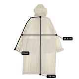 cloche 新品 フード付き ポリエステル 定価29700円 410-84000 コート アイボリー レディース クロシェ【中古】5-0503M∞