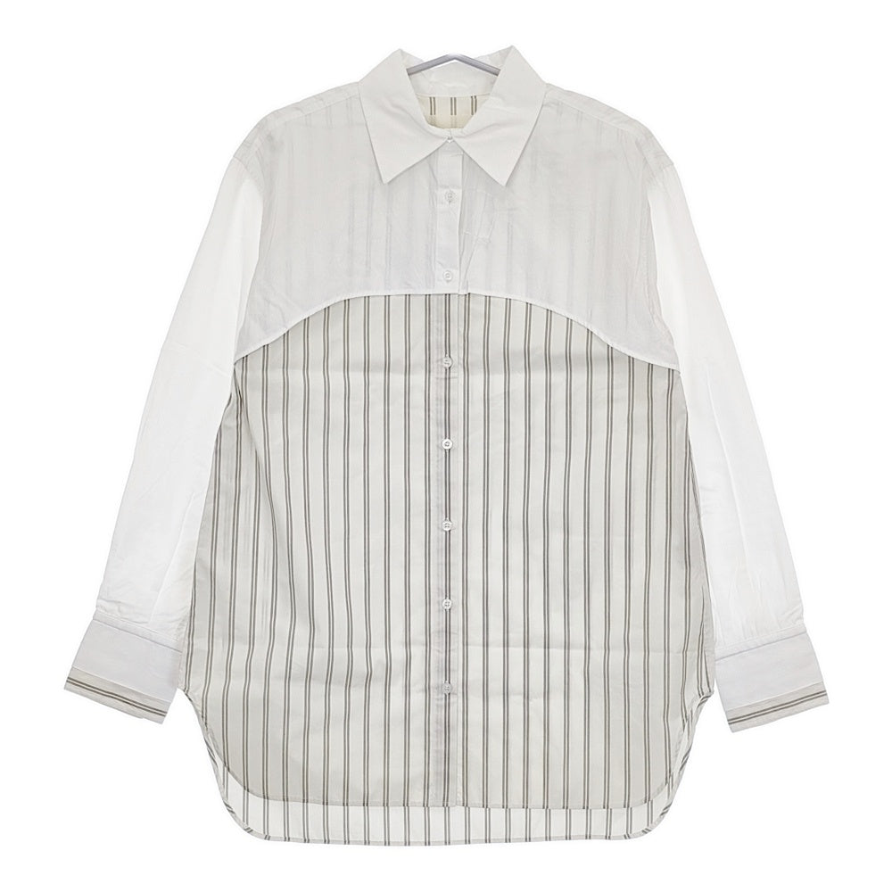 TODAYFUL◆長袖シャツ/FREE/コットン/WHT/ストライプ/12410405/Layered Stripe Shirts TODAYFUL Layered Stripe Shirts 定価22000円 12410405 長袖