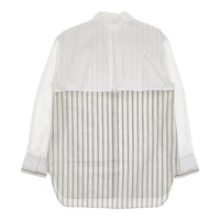 TODAYFUL Layered Stripe Shirts 定価22000円 12410405 長袖シャツ 22000 ベージュ ホワイト レディース トゥデイフル【中古】5-0511M♪