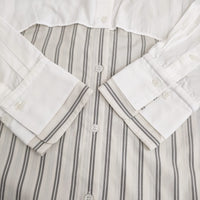 TODAYFUL Layered Stripe Shirts 定価22000円 12410405 長袖シャツ 22000 ベージュ ホワイト レディース トゥデイフル【中古】5-0511M♪