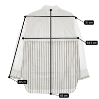 TODAYFUL Layered Stripe Shirts 定価22000円 12410405 長袖シャツ 22000 ベージュ ホワイト レディース トゥデイフル【中古】5-0511M♪