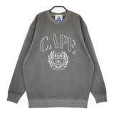 cape HEIGHTS CHU24S0405 ロゴプリント クルーネック スウェット 24SS グレー レディース ケープハイツ【中古】5-0513M♪