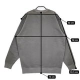 cape HEIGHTS CHU24S0405 ロゴプリント クルーネック スウェット 24SS グレー レディース ケープハイツ【中古】5-0513M♪