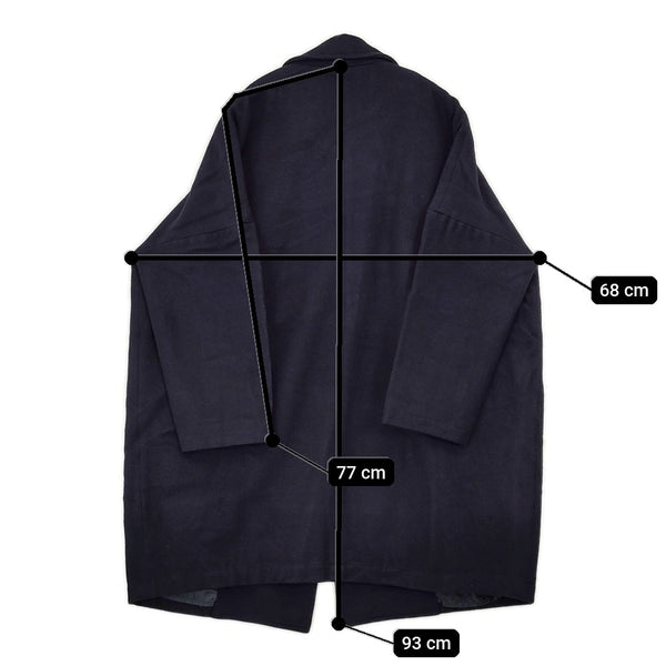 GRANDMA MAMA DAUGHTER ラウンドカラー ウールコート GJ73128U1-170425