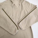 45R/45rpm 裏毛の908レガッタセイルプル 定価31900円 スウェット ベージュ レディース フォーティーファイブアールピーエム【中古】5-0315M♪