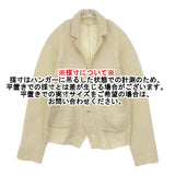 45R/45rpm 71180034 フロート縮絨のジャケット 定価46200円 ウール100％ ジャケット アイボリー レディース フォーティーファイブアールピーエム【中古】5-1104T△
