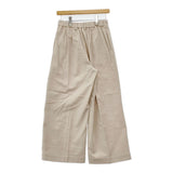 45R/45rpm 5106067 モールサージのストレッチパンツ 定価26400円 コットン イージーワイドパンツ パンツ アイボリー レディース フォーティーファイブアールピーエム【中古】5-1104T△