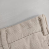 45R/45rpm 5106067 モールサージのストレッチパンツ 定価26400円 コットン イージーワイドパンツ パンツ アイボリー レディース フォーティーファイブアールピーエム【中古】5-1104T△