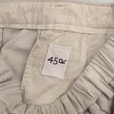 45R/45rpm 5106067 モールサージのストレッチパンツ 定価26400円 コットン イージーワイドパンツ パンツ アイボリー レディース フォーティーファイブアールピーエム【中古】5-1104T△