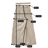 45R/45rpm 5106067 モールサージのストレッチパンツ 定価26400円 コットン イージーワイドパンツ パンツ アイボリー レディース フォーティーファイブアールピーエム【中古】5-1104T△